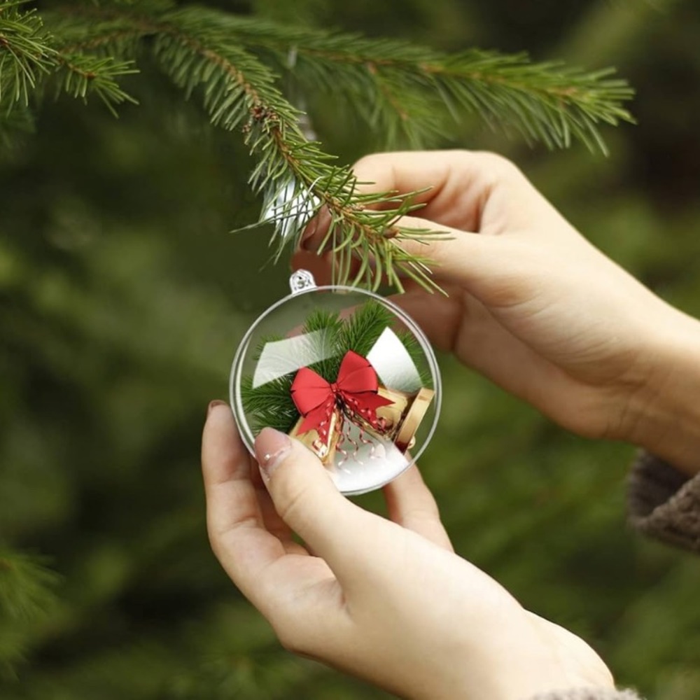 Holiday Decor Christmas Fillable Ornaments